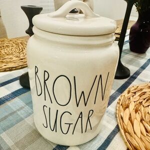 Rae Dunn Cream Brown Sugar Canister
